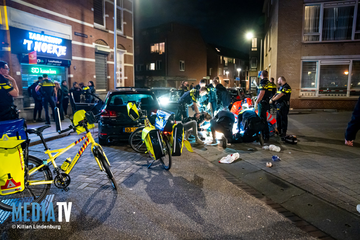 20-jarige man raakt zwaargewond bij steekincident op straat Crooswijksesingel Rotterdam (video)