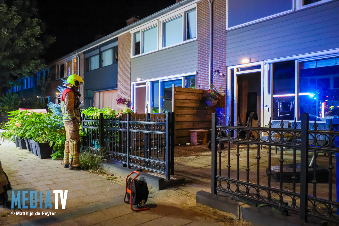 Explosie bij woning Trilgras Rotterdam