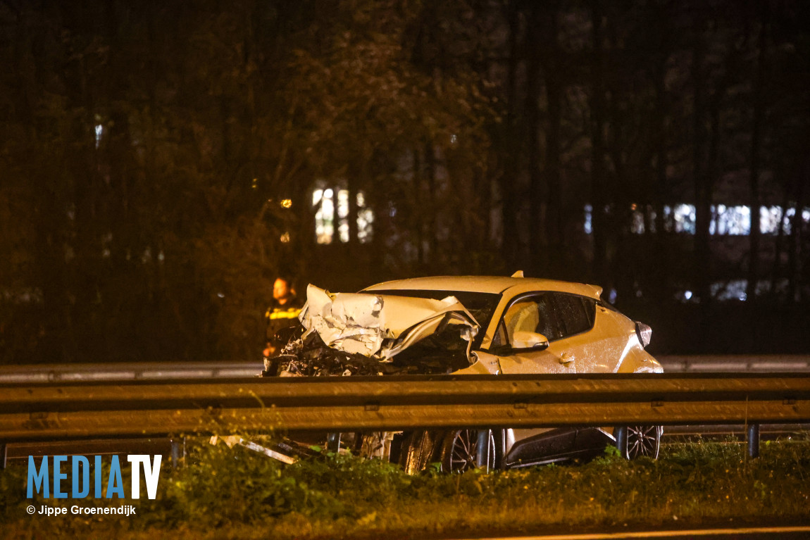 Gewonde na ongeval op A12 bij Bleiswijk 