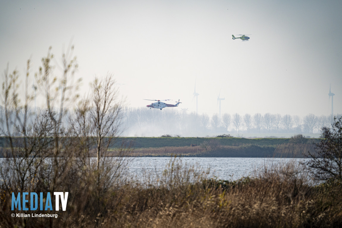 Gecrasht sportvliegtuigje blijkt omgeslagen kar te zijn Tiengemeten Zuid-Beijerland