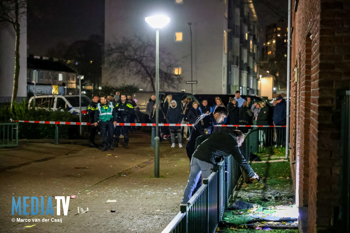 Schade aan woning na explosie Fregatstraat Dordrecht