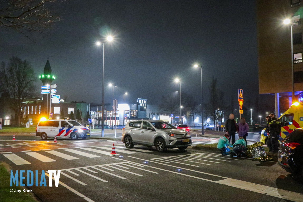 Opnieuw voetganger aangereden op rotonde Westlandseweg Maassluis