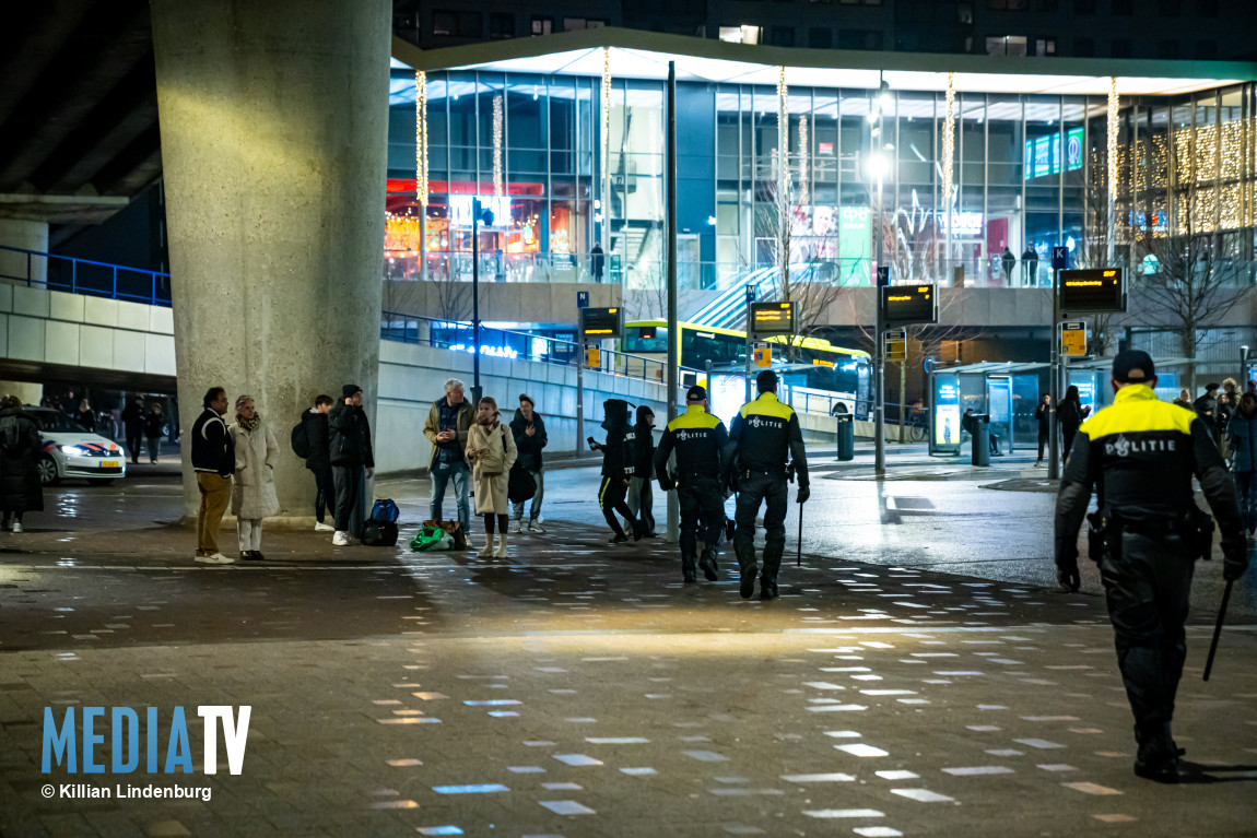 Grote groepen jongeren zorgen voor onrust na oproep van YouTuber Zuidplein Rotterdam