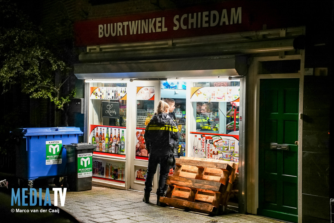 Gewapende overval op buurtwinkel Sint Liduinastraat Schiedam