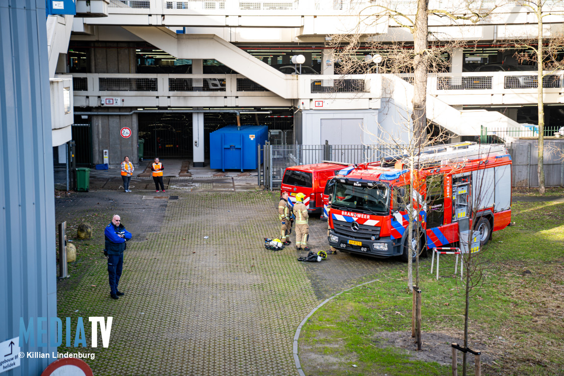 Brandweer ingezet voor lekkage chemische stof bij Erasmus MC Rotterdam