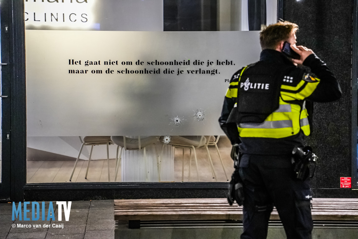 Drie Amsterdammers aangehouden voor beschieten medische kliniek Weena Rotterdam