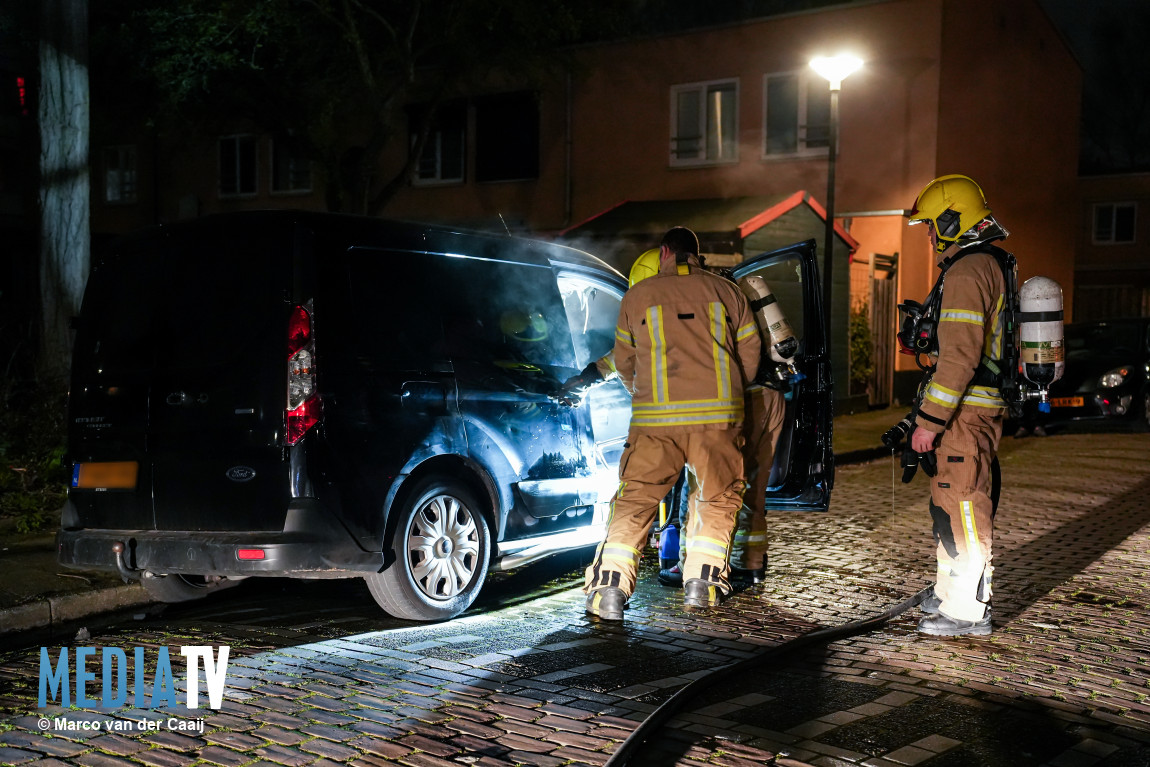 Wederom  voertuigbrand in Lavendelstraat Vlaardingen