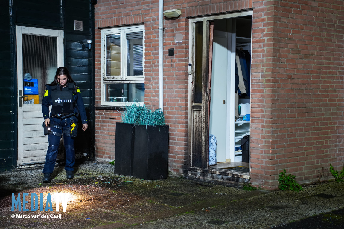 Explosief gaat af bij woning Izmirerf Rotterdam