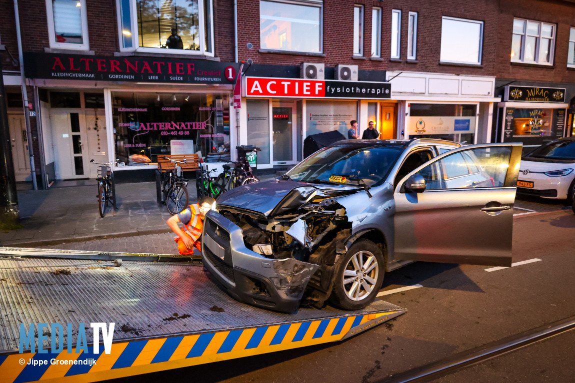 Twee gewonden na ongeval Kleiweg Rotterdam