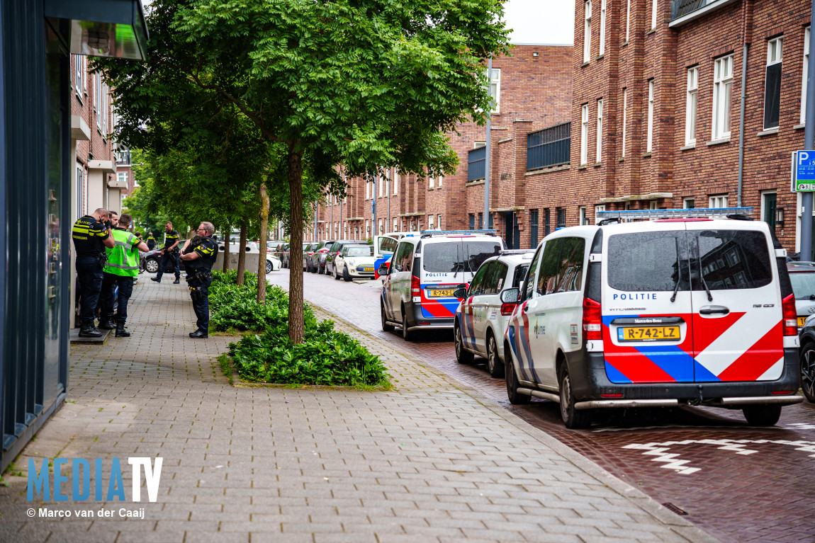 Gewonde bij schietpartij in Vosmaerstraat Rotterdam