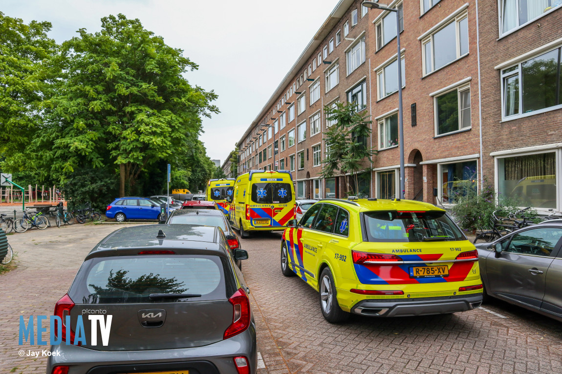 Kind gewond na val uit klimtoestel in speeltuin Noorderhavenkade Rotterdam