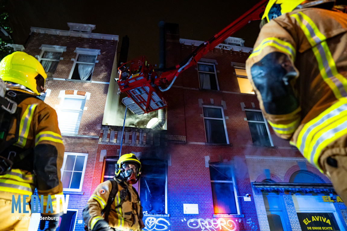 Schoonmaker zet per ongeluk restaurant in brand Schiedamseweg Rotterdam