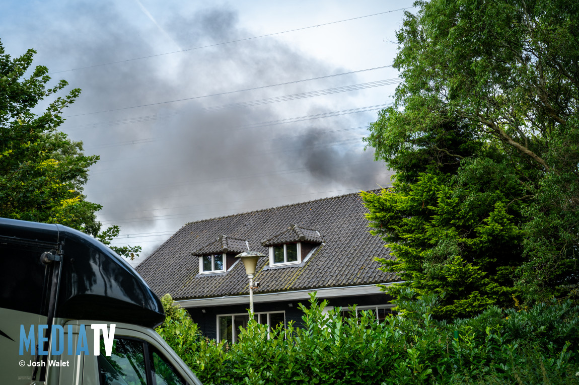 Jacuzzi in brand gevlogen en overgeslagen naar woning Nieuwe Hoefweg Bleiswijk