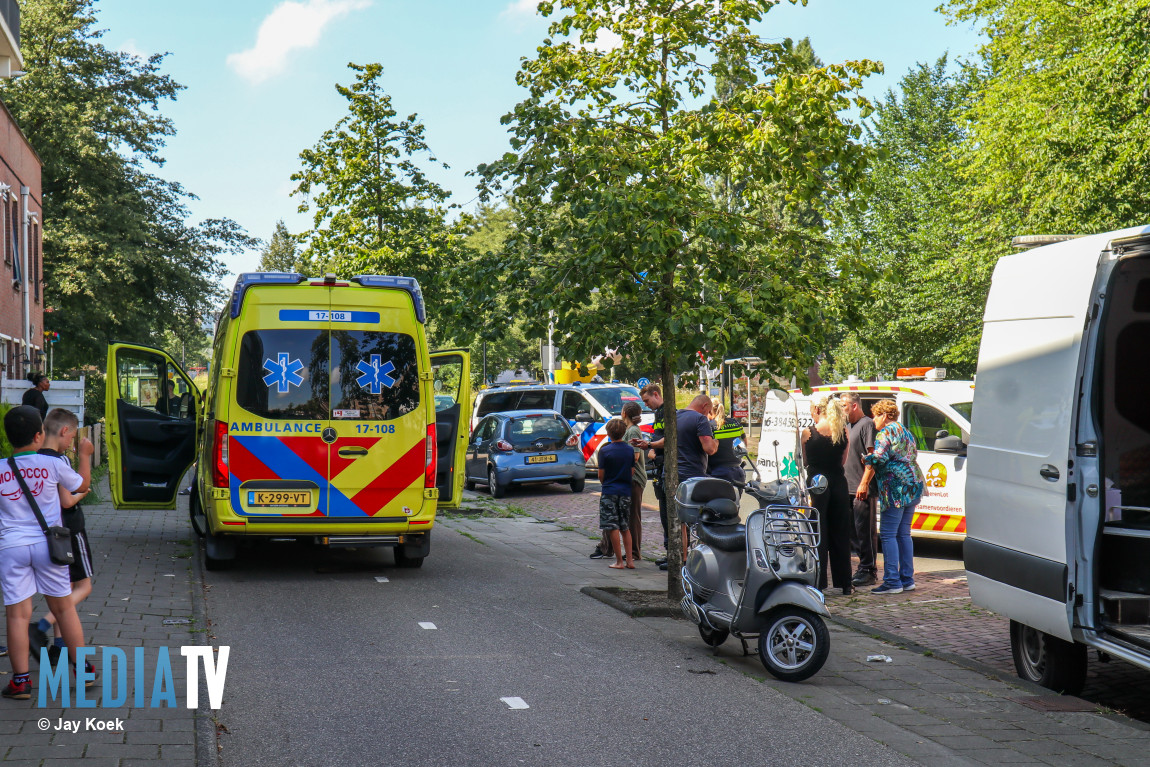 Kind gewond bij aanrijding met scooterrijder Wagenstraat Maassluis