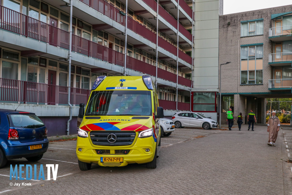 Persoon gewond bij brand in woning Gijsinglaan Rotterdam