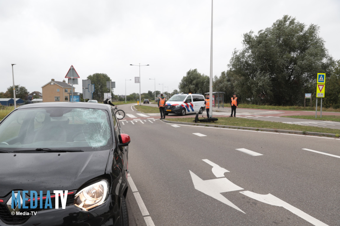 Gewonde bij aanrijding tussen automobilist en fatbike Klapwijkseweg Berkel en Rodenrijs