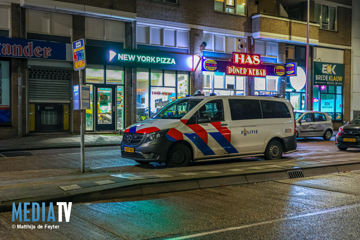 Geld buitgemaakt bij gewapende overval op pizzeria Grote Beer Rotterdam