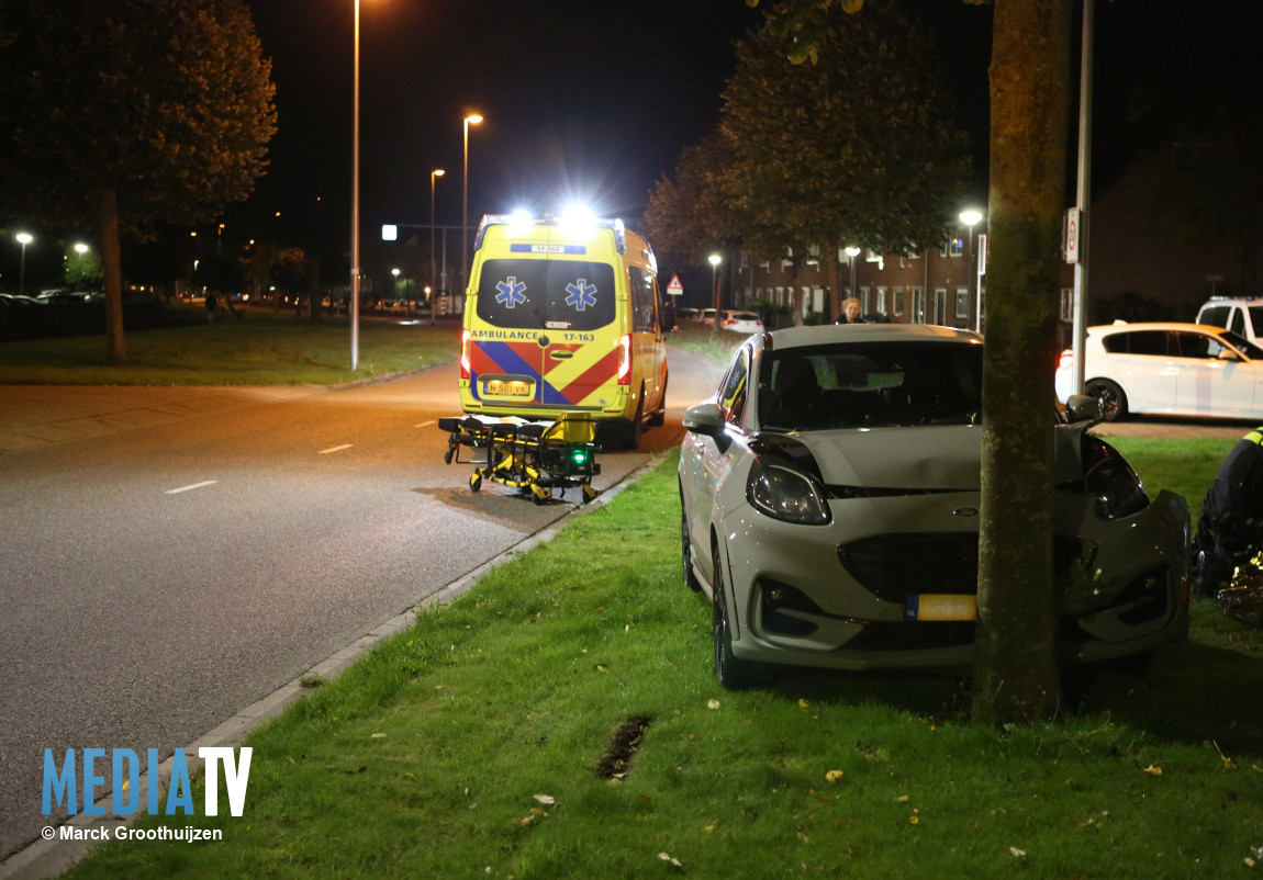 Gewonde bij eenzijdig ongeval Kooilaan Hellevoetsluis