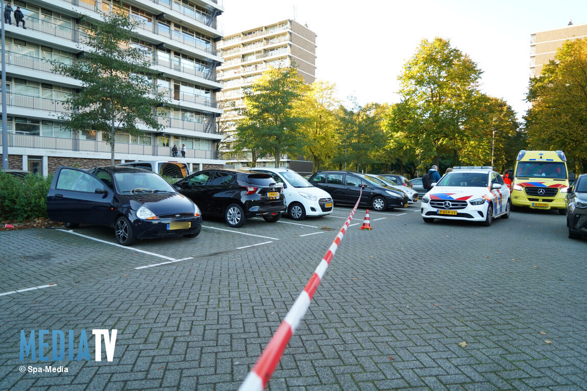 Gewonde en aanhouding na schietpartij op parkeerplaats Vinckenbrinckstraat Rotterdam