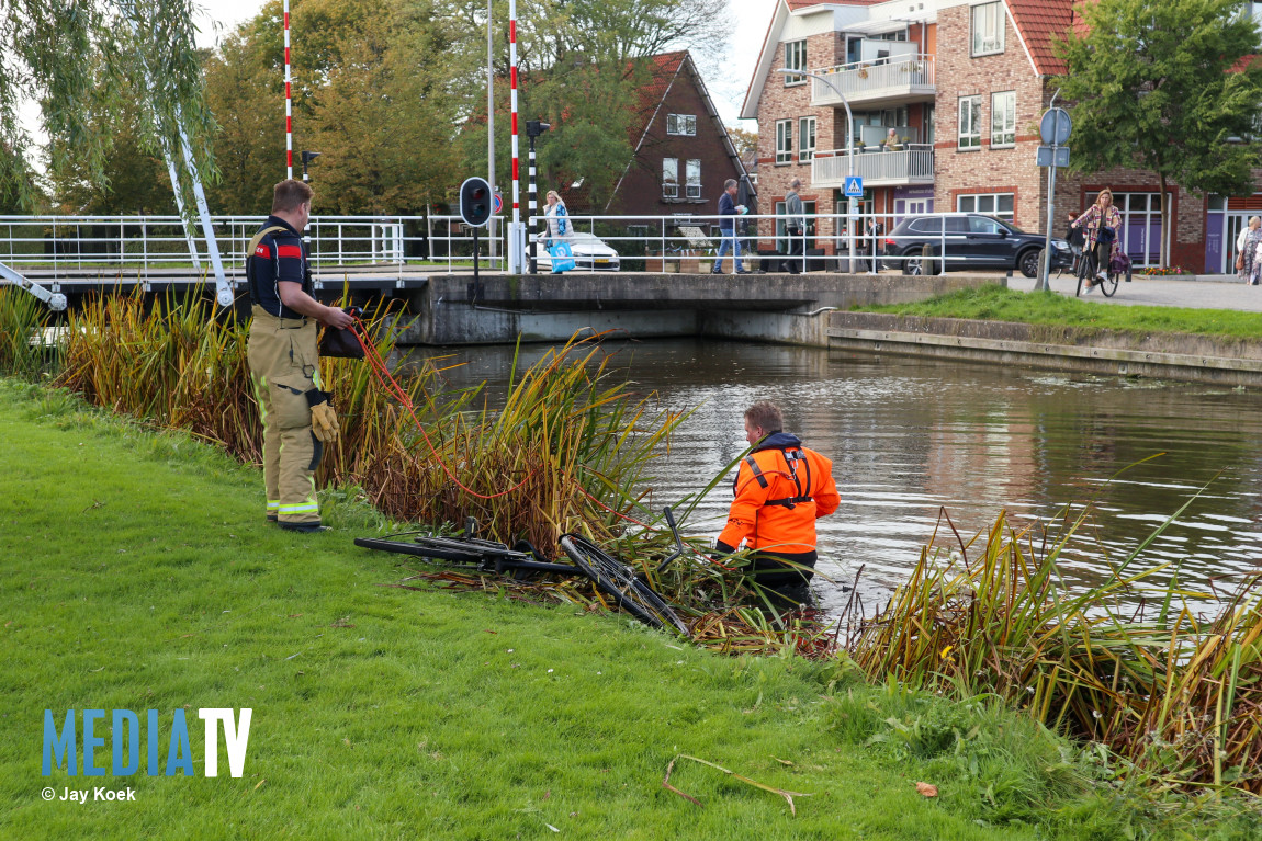 Fiets langs waterkant zorgt voor inzet hulpdiensten Kluiskade Maasland