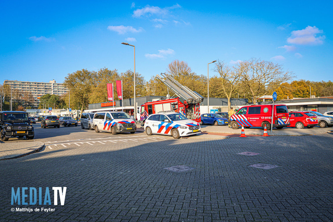 Supermarkt ontruimd na CO2-lekkage in koelcellen Nieuwe Ommoordseweg Rotterdam