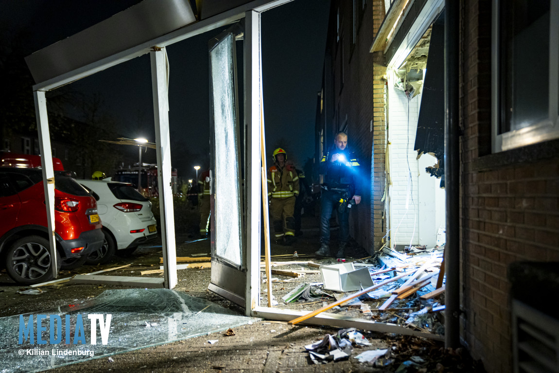 Grote schade na explosie in portiek, tweede dit jaar Wickenburgstraat Rotterdam