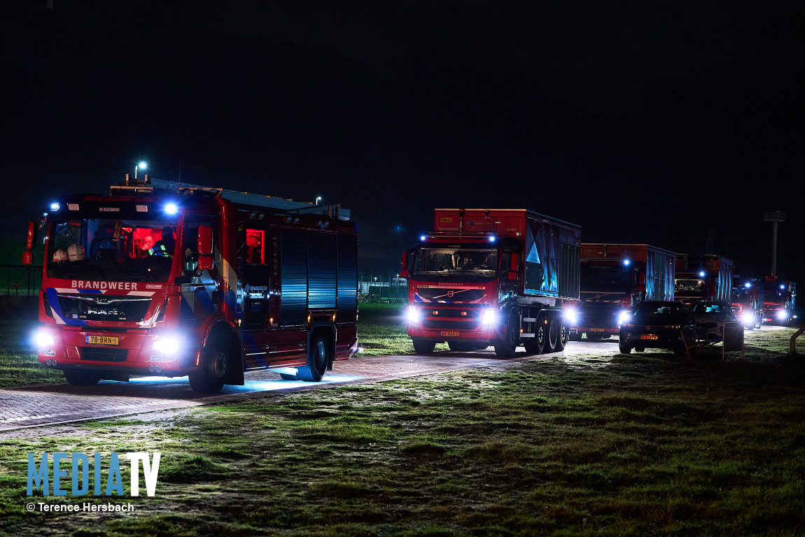 Brandweer bereidt zich voor op ernstig scenario na lekkage bij opslagtank D'arcyweg Europoort