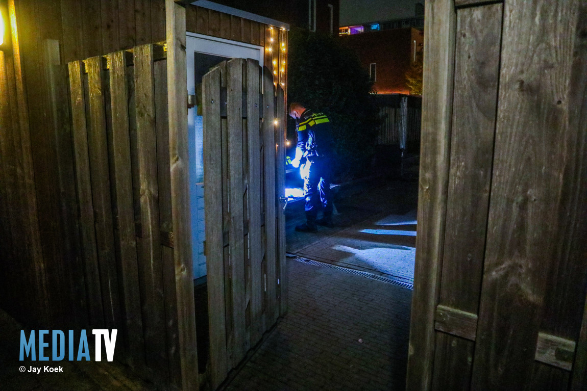 Opnieuw explosie in achtertuin van woning Burgemeester van Reesstraat Maassluis