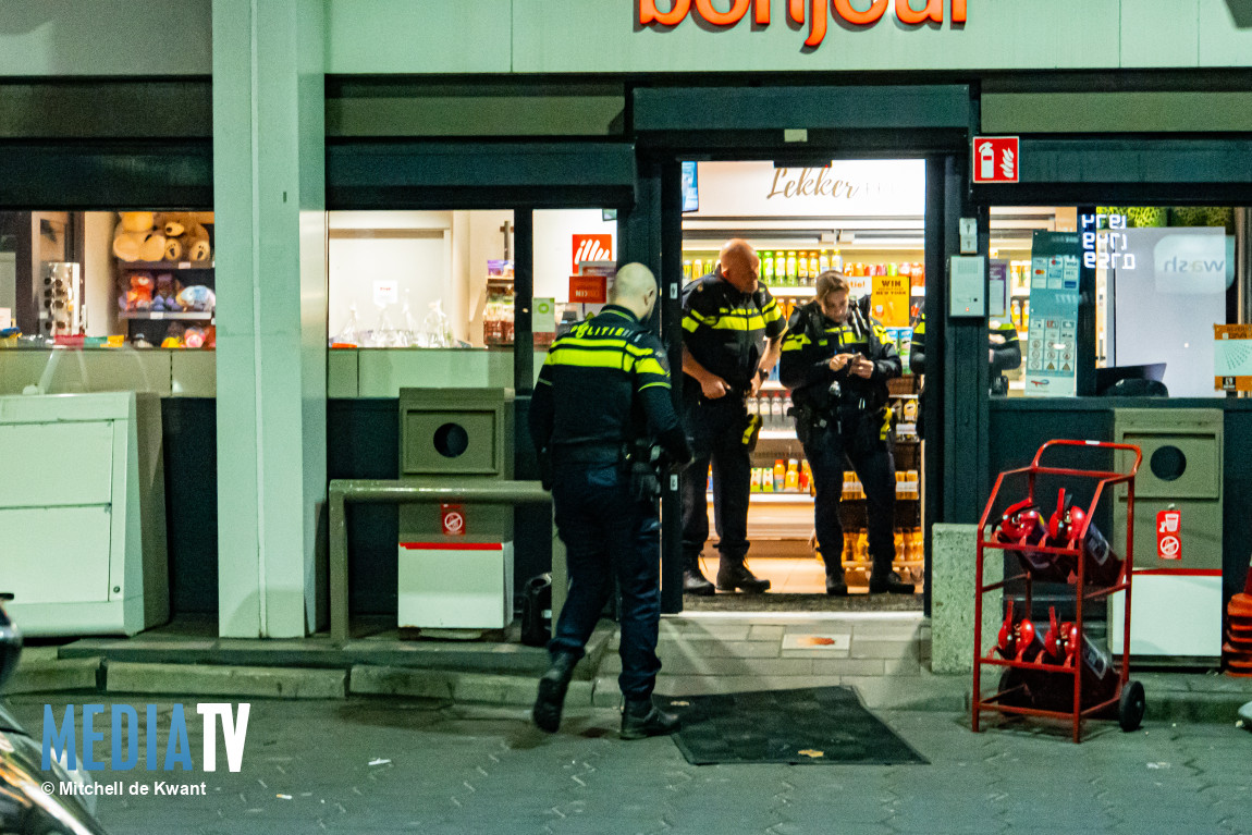 Gewapende overval op tankstation Groeninx van Zoelenlaan Rotterdam