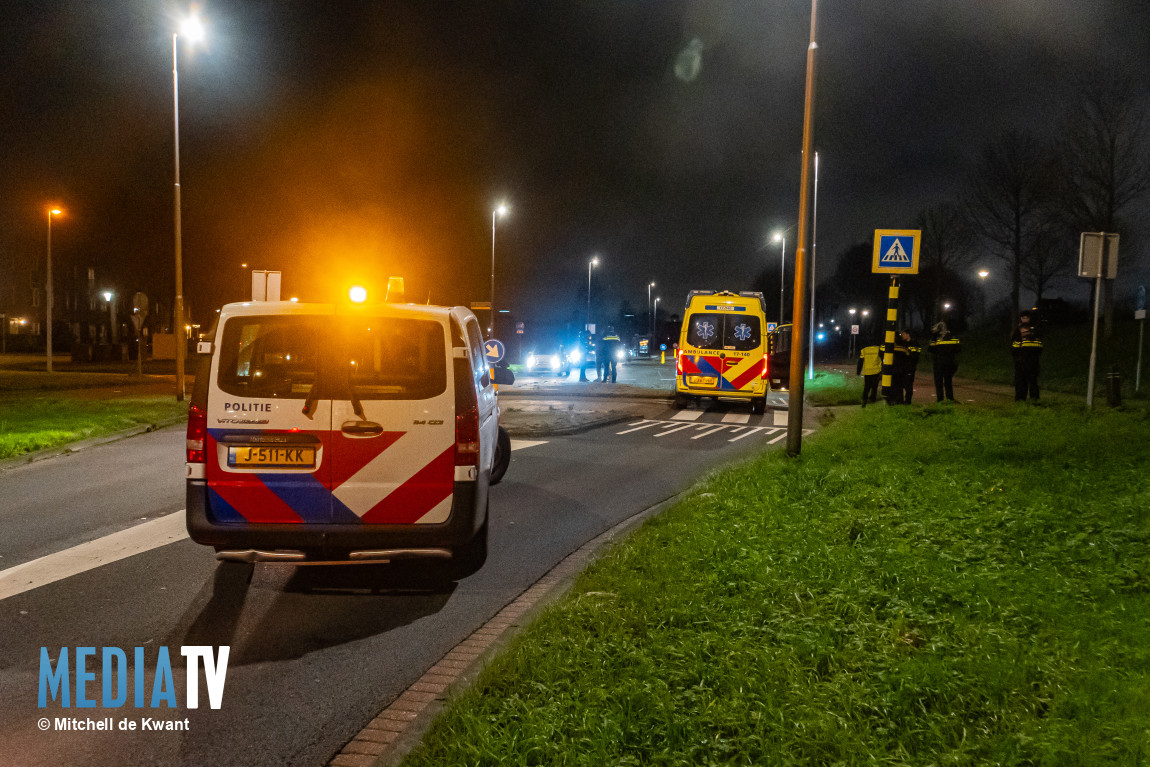 Gewonde bij aanrijding tussen auto en fietser Portlandse Baan Barendrecht