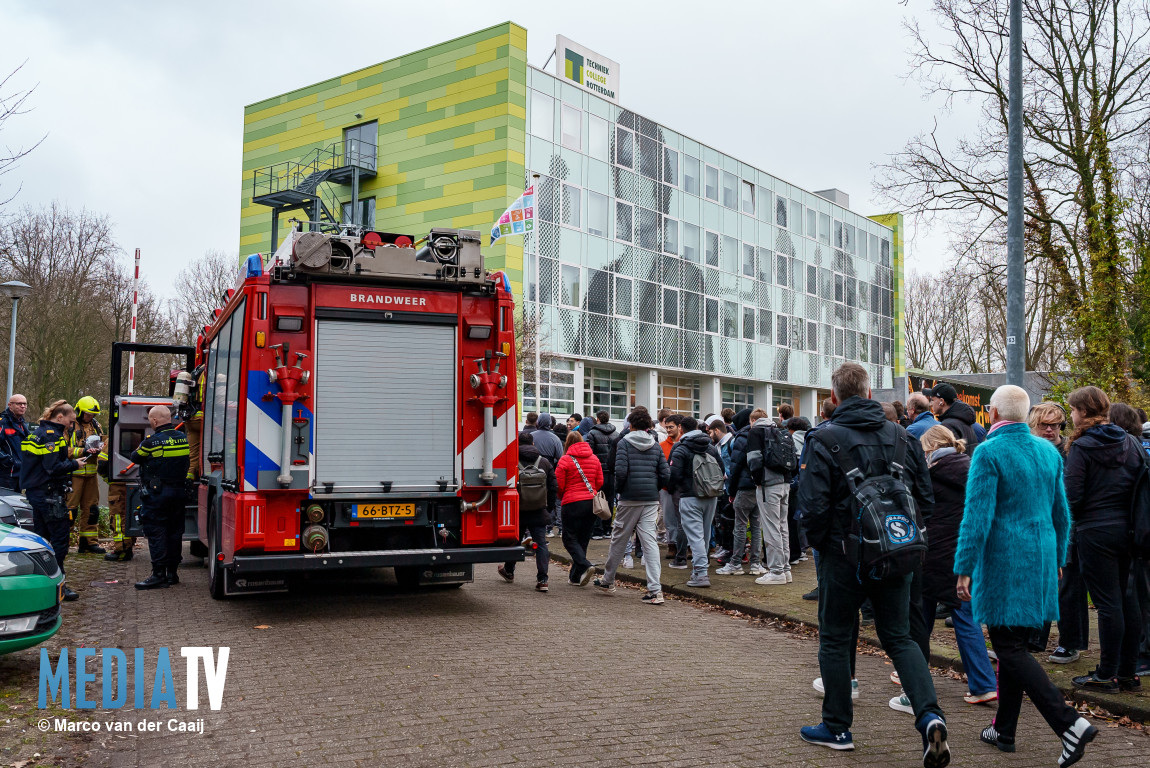 School ontruimd vanwege gaslucht Schiedamseweg Schiedam