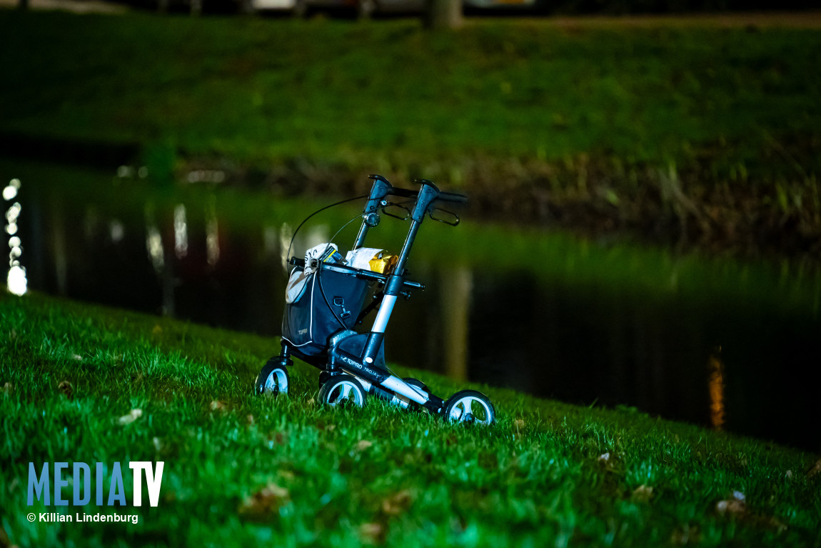 Vrouw met rollator raakt te water en overlijdt Lede Rotterdam