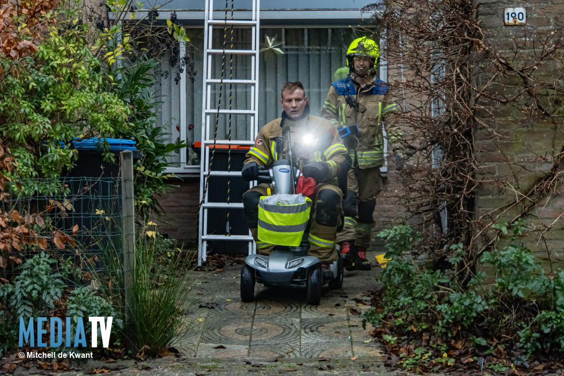 Bewoners uit woning gered na brand in keuken Rosmolen Ridderkerk