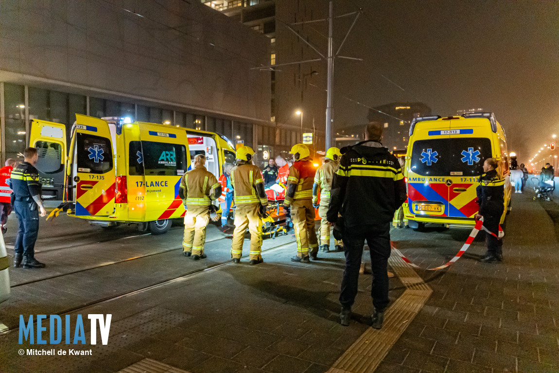 Persoon aangereden door tram Laan op Zuid Rotterdam