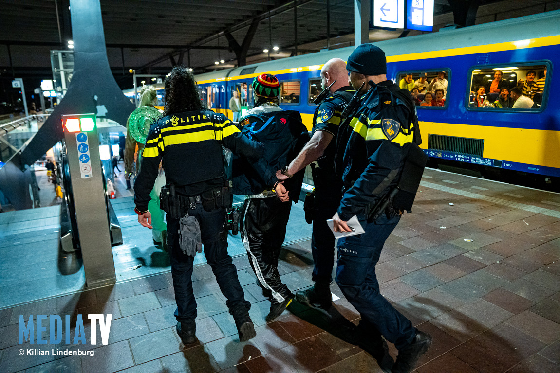 Politieinzet voor bedreiging op briefje in trein Rotterdam Centraal