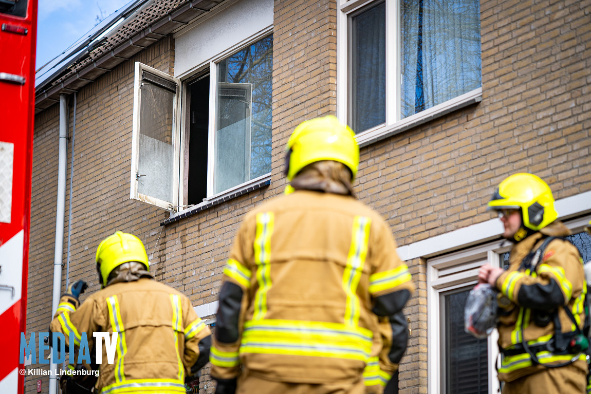 Woning onbewoonbaar na slaapkamerbrand Slangenburgweg Rotterdam