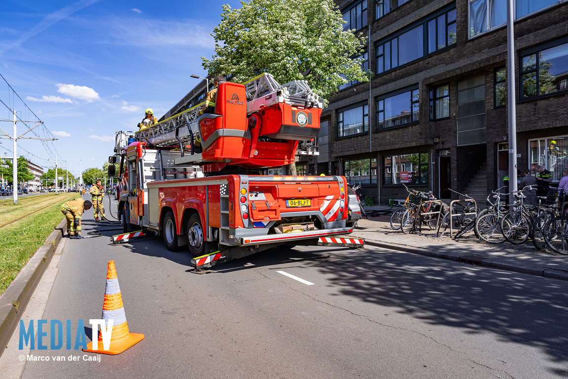 Huisdieren gered en wapens aangetroffen bij woningbrand Schieweg Rotterdam