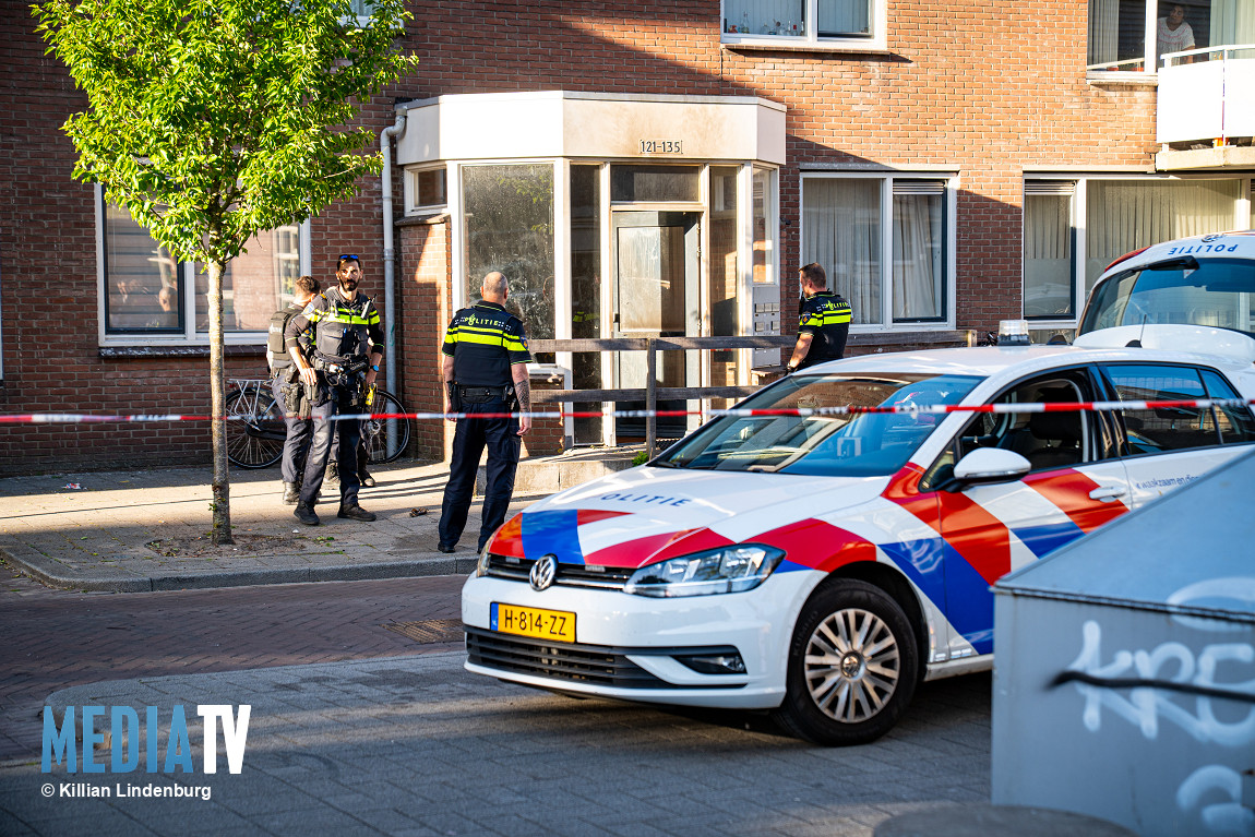 Wederom explosie bij portiek na eerdere explosie en beschieting Berkelstraat Rotterdam
